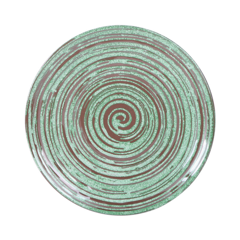 Stardust 8.75" Round Salad Plate, Green