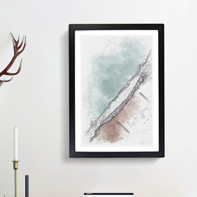 View of Brighton Beach - Picture Frame Painting Print