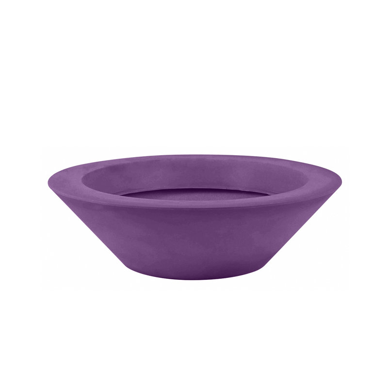 Centro Pot Planter, 5.75" H x 19.75" W x 19.75" D, White