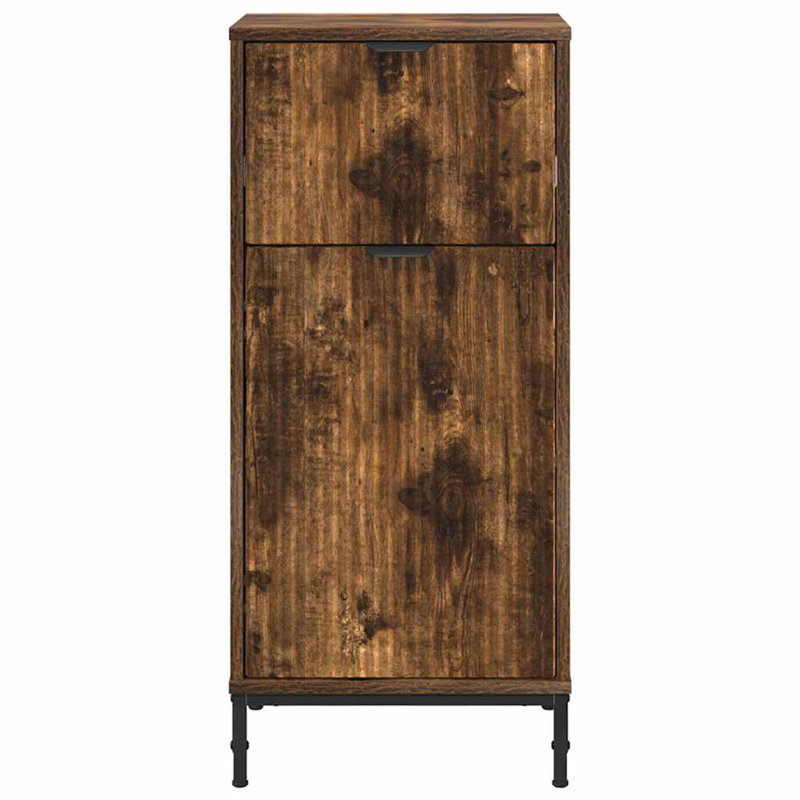 Bathroom Cabinet, Smoked Oak
