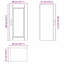 Vidaxl Kitchen Wall Cabinet Smoked Oak 50 X 31 X 80 Cm Engineered Wood-121217826-121217829