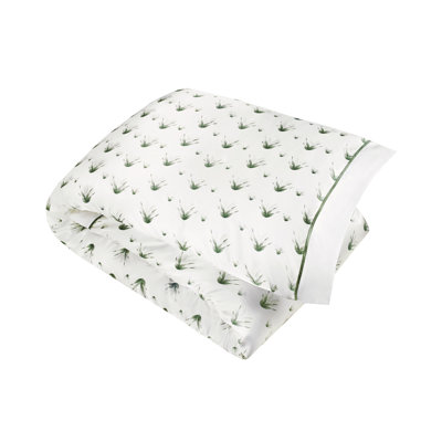 Silk Duvet Cover Queen 88"x92" Lily Of The Valley