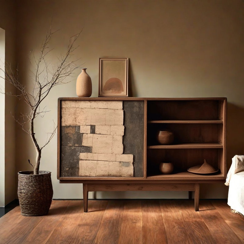Solid Wood ideboard.