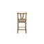 Chaise à hauteur de comptoir à lattes (ensemble de 2)