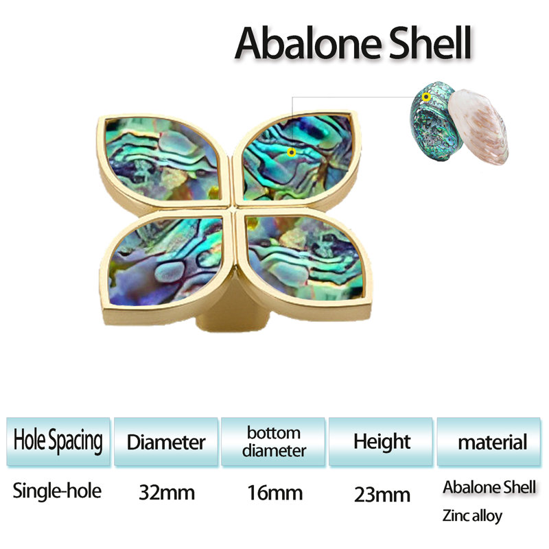 mother of pearl cabintes knobs