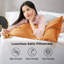 Ensemble de 2 taies d'oreiller en satin, 300 fils, sable gris, GentleSoft ™-359644247-359644270