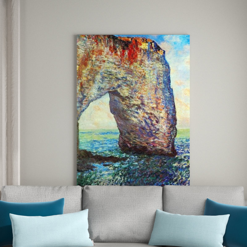 Claude Monet - Wrapped Canvas Painting, 80cm H x 60cm W x 1.8cm D