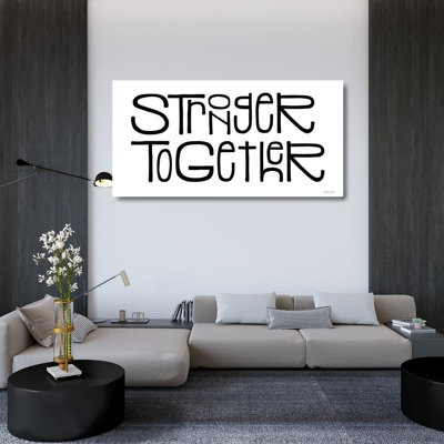 ArtDirect Ball, Susan Gallery Wrapped Canvas Art Titled: Stronger Together