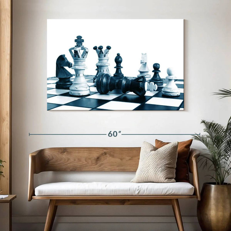 Senne Chess, 32" H x 48" W
