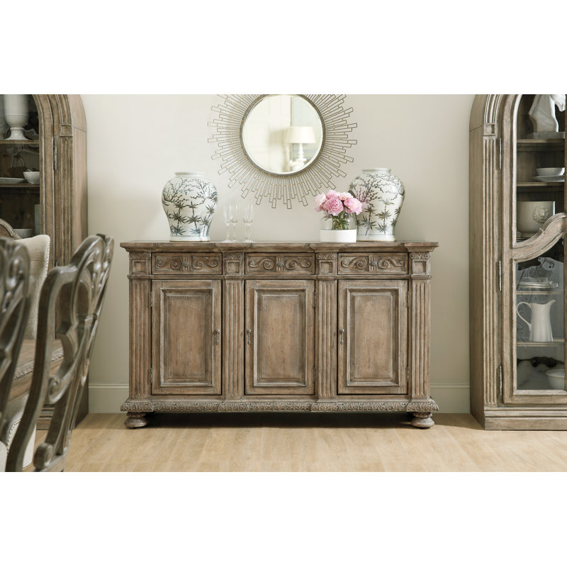 Castella 72'' Brown Traditional Home Office Desk with Drawers