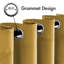 Heavy Velvet Blackout Curtains with Eyelet Rings – Thermal Insulated Drapes-1445720233-1445720239