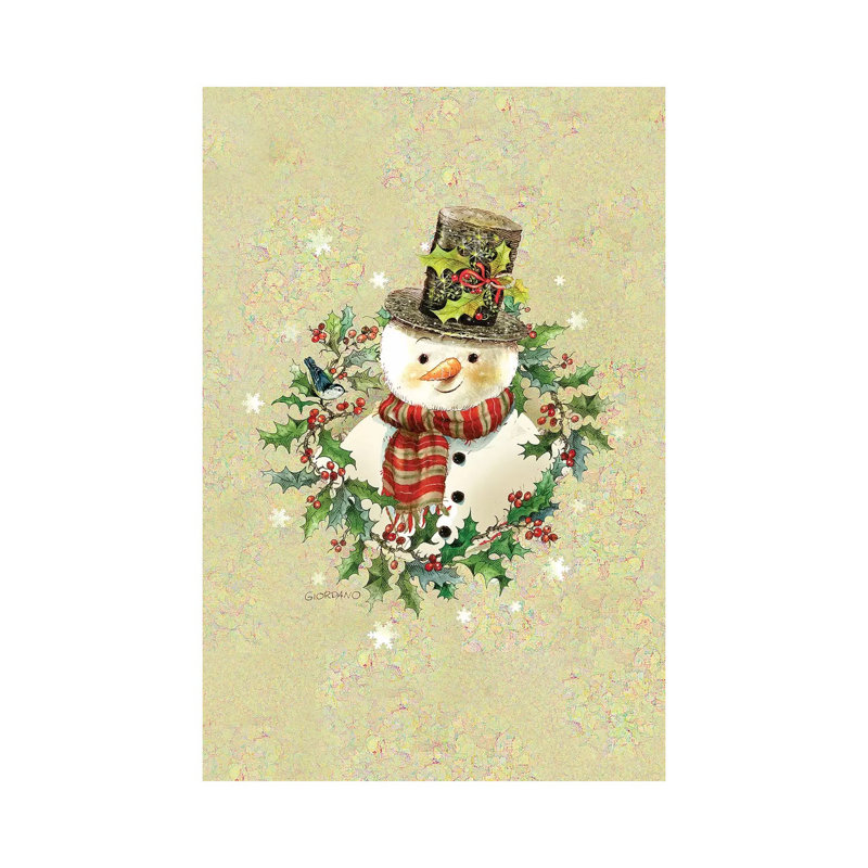 Frosty Vignette by Giordano Studios - Wrapped Canvas Print, 30.48cm H x 20.32cm W x 1.91cm D