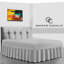 Percale Valance Sheet Polycotton Solid Colour Bed Sheet Single Double King Super King Machine Washable High Quality-19277587-19277581