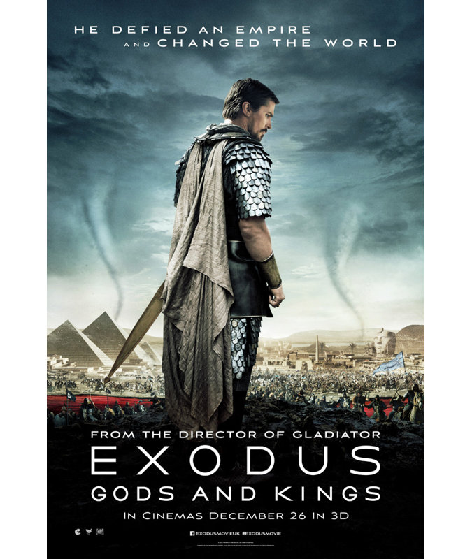 Exode, dieux et rois, H 24 po x l 16 po
