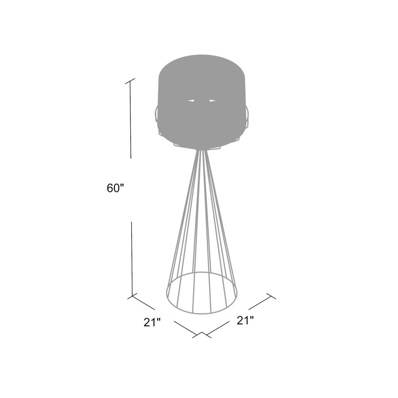 Lampe sur pied 60 po Portal