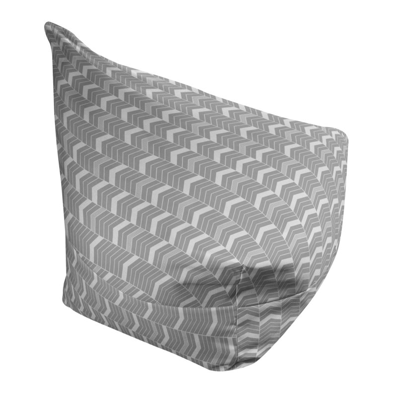 Fauteuil à billes standard &, H 38 po x L 42 po x P 29 po, Bourre en polyester, Gris