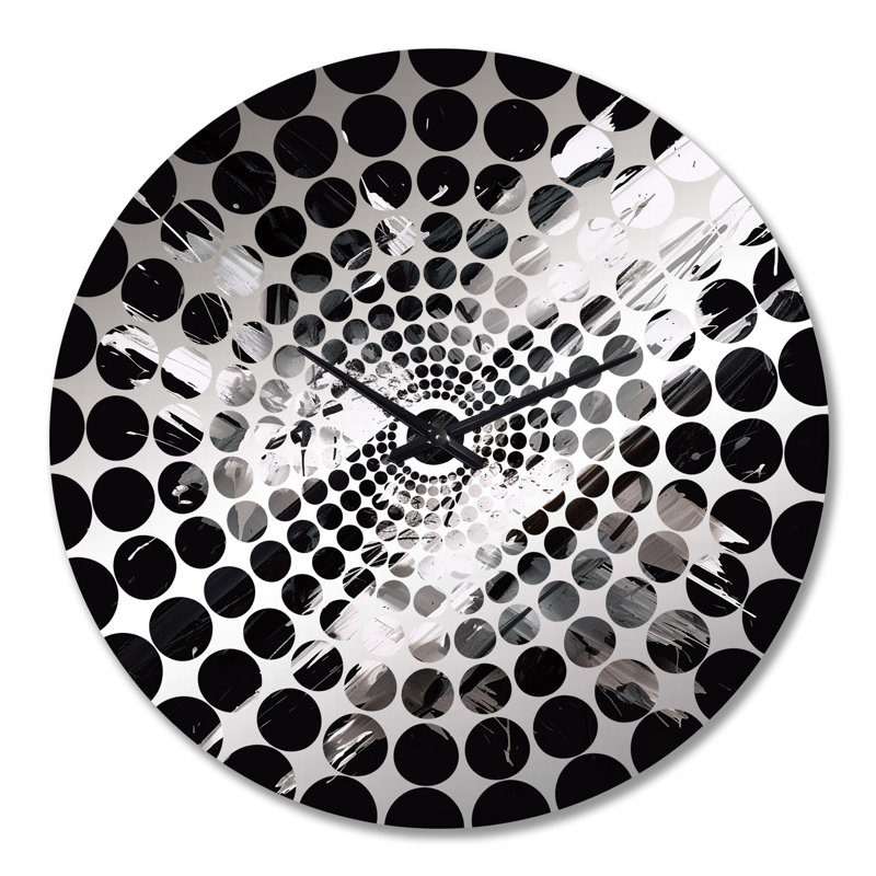 Frothi - Horloge murale géométrique abstraite, Grand