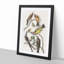 Flycatcher Birds by John Audubon - Picture Frame Painting Print-55576242-55576240