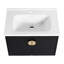 Meuble-lavabo moderne avec lavabo de 40 po, portes à fermeture douce, châtaignier noir, conception murale, portes-933120839-933120842
