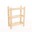 Bookcase, 3 Shelf Storage Unit, Pre-sanded-124350548