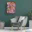 Art mural sur toile tendue - Noemi Ibarz «Fish», art mural pour salon, chambre à coucher ou bureau - 18 x 24