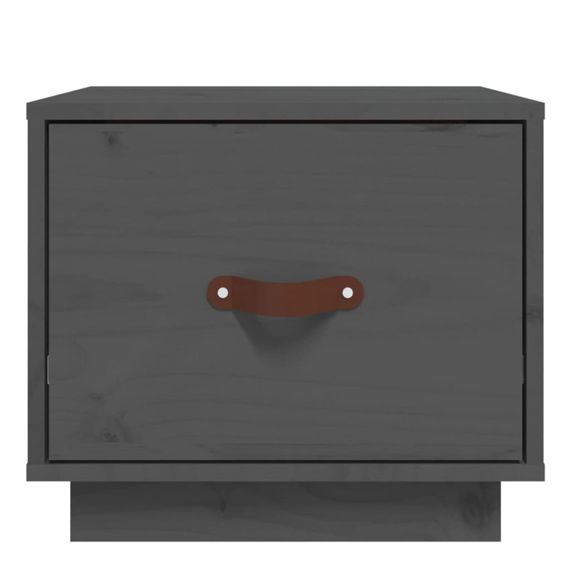 40cm W Bedside Table, Grey/Brown/Blue