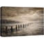 «Moody Coastal Pier», œuvre d'art sur toile encadrée, impression sur toile-921044497-921044502