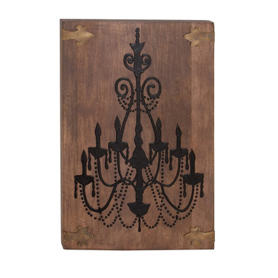 Ensemble d’impression traditionnel « lustre » sur bois