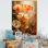 «Poppies Bronze Brilliance», reproduction d'art sur toile