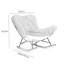 Chaise berçante de luxe à bascule simple de luxe nordique-101753438