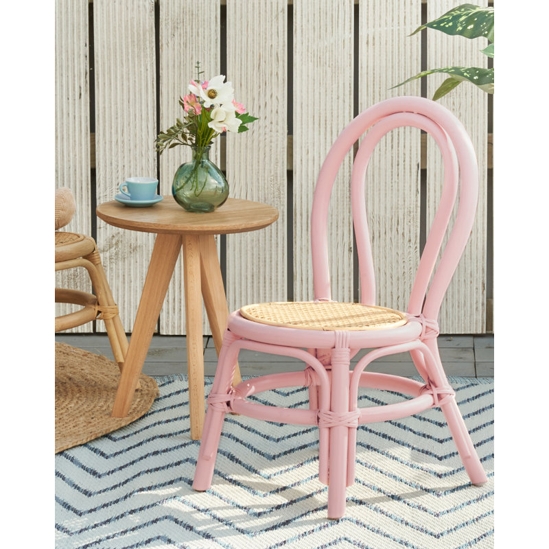 KALIVIA Upholstered Side Chair, Pink