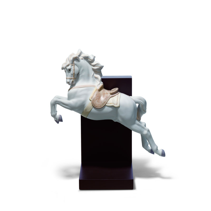 Horse on Pirouette Figurine