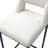 26" Upholstered Counter Barstool With Low Back And Metal Frame Modern Kitchen Island Seating-867385869-867385871