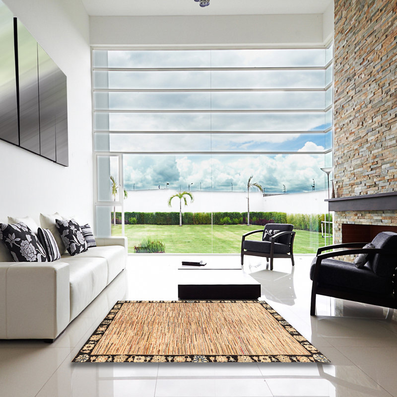 Abstract Indoor Rug, Square 5'