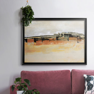 «Bridges Ochre II», toile tendue avec cadre_2781813