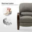 Fauteuil inclinable standard en cuir véritable Hardge-151355071