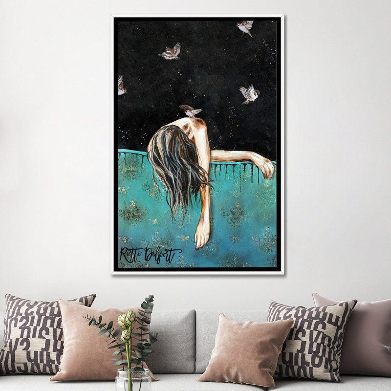 You Are Brave - RAZ310, Impression sur toile flottante sans passe-partout, H 60 po x l 40 po, Blanc