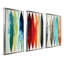 Reproduction d’art sur toile avec cadre flottant 3 pièces-1195746627
