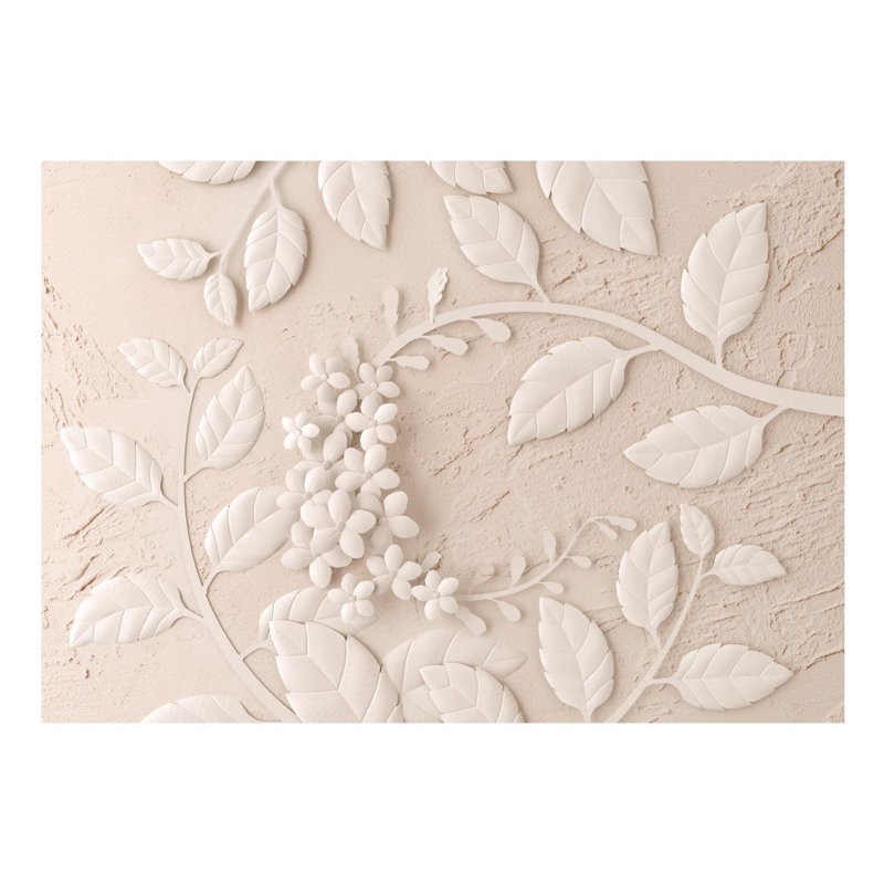 Murale Katsushi, Beige, L 82 po x l 118 po, Unpasted