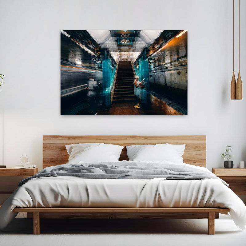 Out Contemporary Wall Art, 40" H x 60" W