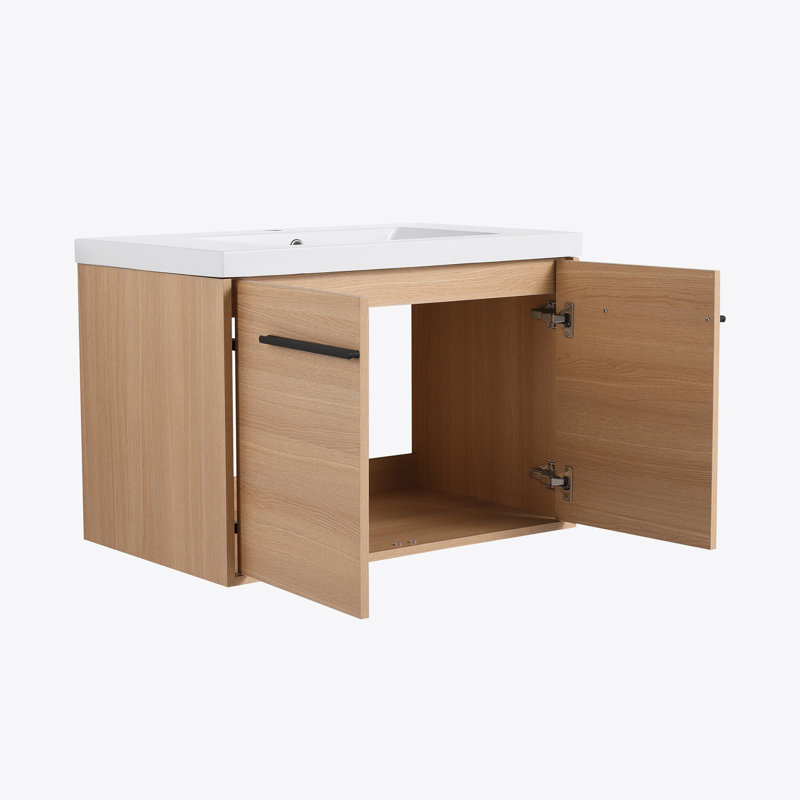 Meuble-lavabo de 30 po avec lavabo de comptoir en résine