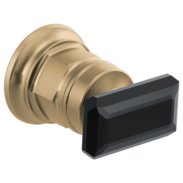 Invari® Single-Handle Wall-Mount Lavatory Faucet - Less Handle, Luxe Gold, Knob