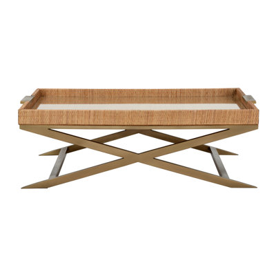 Vieux Carre Glass Top Coffee Table