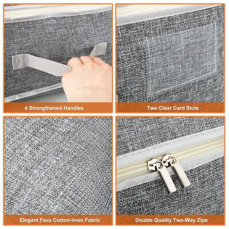 Ebern Designs Fabric Decorative Bin