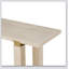 Console moderne en bois massif minimaliste avec détails en métal et tablette intégrée pour un décor polyvalent-1801452615