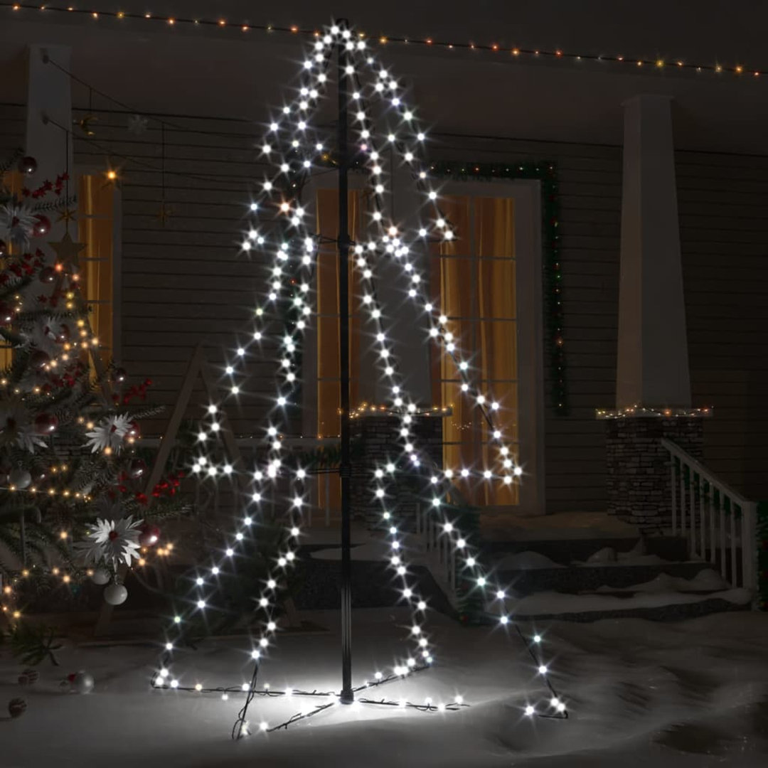 Künstlicher Weihnachtsbaum 150 cm mit 200 LED-Leuchten