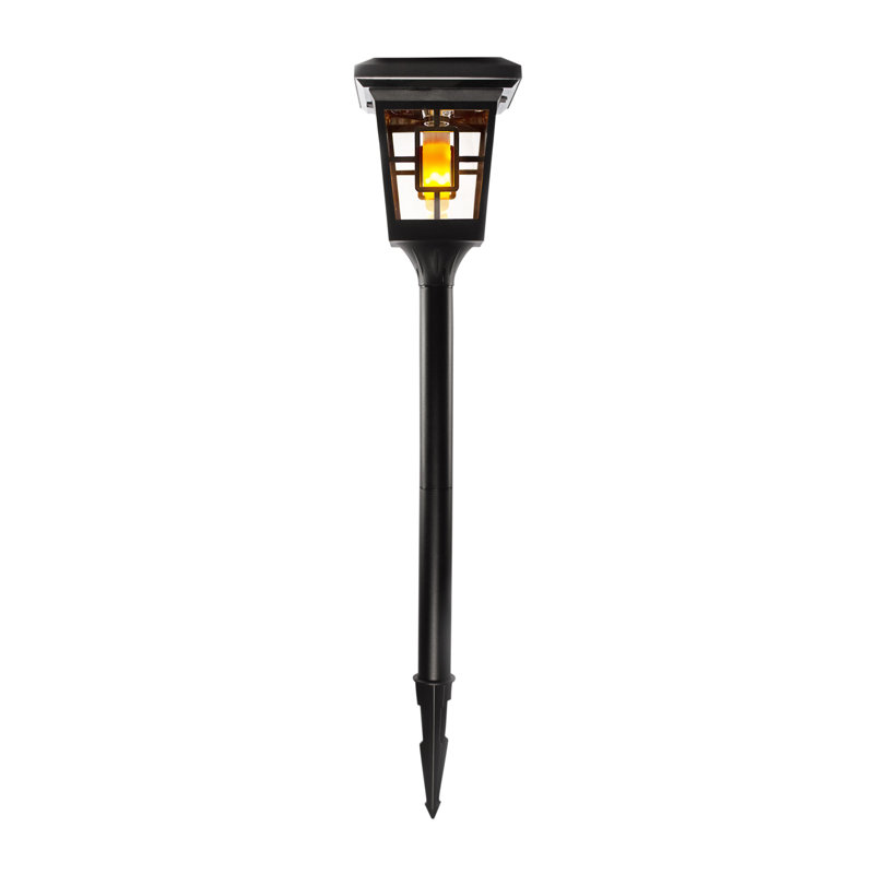 Matte Black Solar Powered Integrated LED Pathway Light