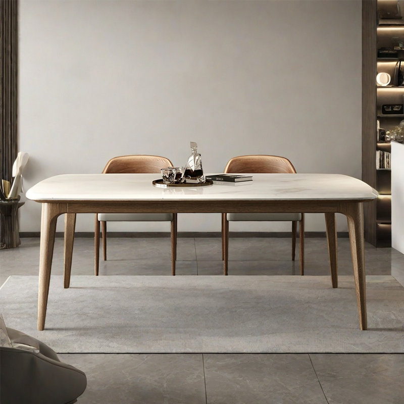 Tables de salle à manger rectangulaire Luxury, H 29,9 po x L 63 po x l 35,4 po