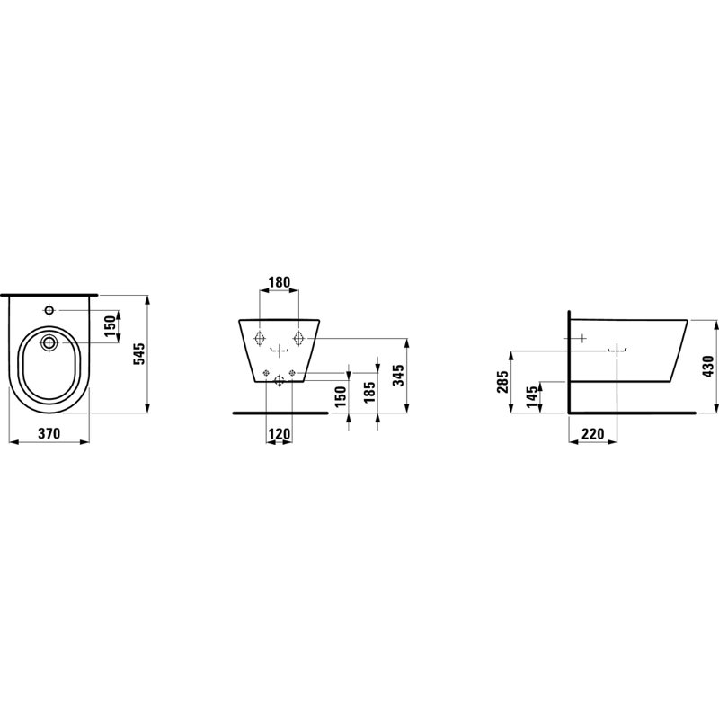 Kartell Wall Mount Bidet