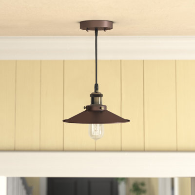 Luminaire suspendu conique à 1 lumière Hitchin